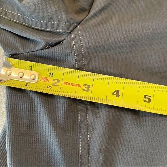 Gray Women's Kuhl Hiking Shirt with rolled sleeves - Picture 5 of 8